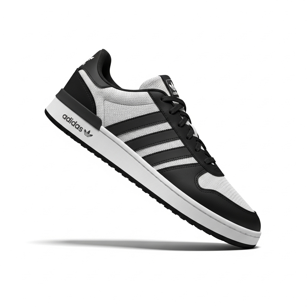 Composição criativa - Tênis Adidas ângulo frontal